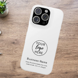 Modern Zakelijk Logo Aangepast iPhone 16 Pro Hoesje