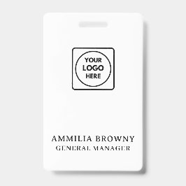 Modern Zakelijk Logo | Aangepast Ontwerp voor Pers Badge