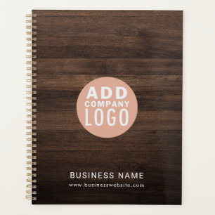 Modern Zakelijk Logo Elegante Houten Uiterlijk 202 Planner