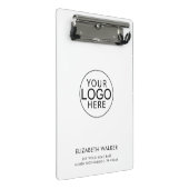 Modern zakelijk logo en adres mini klembord (Schuin)