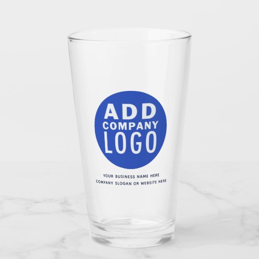 Modern Zakelijk Logo en Naam Glas (Voorkant)