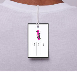 Modern zakelijk logo kledinglabel hangkaart visitekaartje