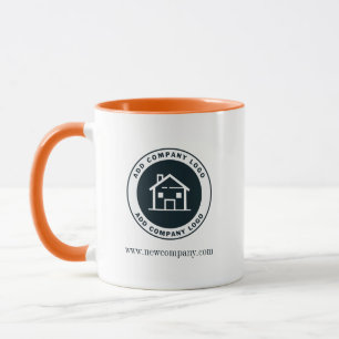 Modern Zakelijk Logo Minimalistisch Aangepast Mok