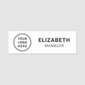 Modern Zakelijk Logo Naamplaatje (Voorkant)