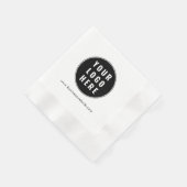 Modern zakelijk logo personeel papier servet (Hoek)