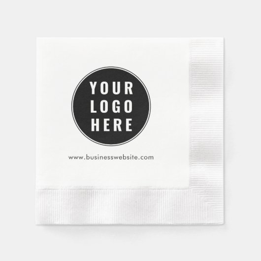 Modern zakelijk logo personeel papier servet (Voorkant)