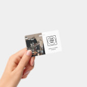 Modern Zakelijk Logo | Professionele Werknemers-ID Badge (Handheld)