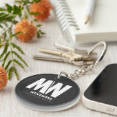 Modern Zakelijk Logo Sleutelhanger (Voorkant Rechts)