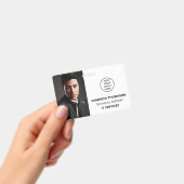 Modern Zakelijk Logo voor Pasjes en ID's Personeel Badge (Handheld)