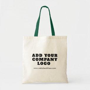 Modern zakelijk logo Werknemers en klanten aangepa Tote Bag