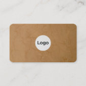 Modern Zakelijk Minimaal Logo Visitekaartje (Voorkant)