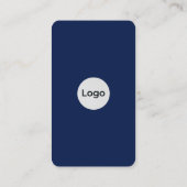 Modern Zakelijk Strak Logo Visitekaartje (Achterkant)