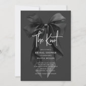 Modern Ze bindt het knoop Vrijgezellenfeest Kaart (Voorkant)