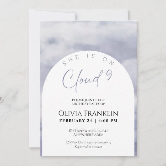 Modern Ze is negen jaar oud. Kaart (Voorkant)