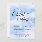 Modern Ze is op Cloud 9 Bachelorette Weekend Kaart (Voorkant)