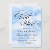 Modern Ze is op Cloud 9 Bachelorette Weekend Kaart (Voorkant)