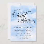 Modern Ze is op Cloud 9 Bachelorette Weekend Kaart (Voorkant)