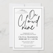 Modern Ze is op de cloud, negen vrijgezellenfeest Kaart (Voorkant)