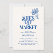 Modern Ze is van de markt boeren Vrijgezellenfeest Kaart (Voorkant)