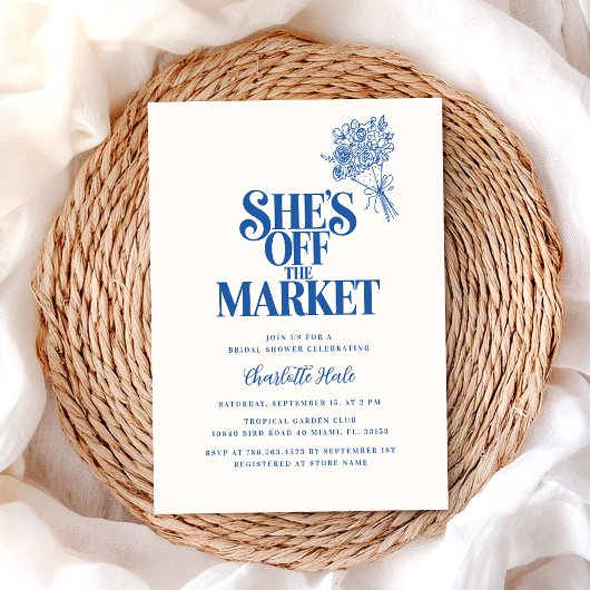 Modern Ze is van de markt boeren Vrijgezellenfeest Kaart