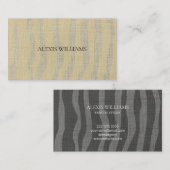 Modern Zebra Animal Pattern Professional Visitekaartje (Voorkant / Achterkant)