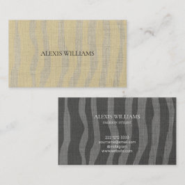Modern Zebra Animal Pattern Professional Visitekaartje