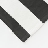 Modern Zebra Design Retro Wave Monogram Fleece Deken (Hoek)