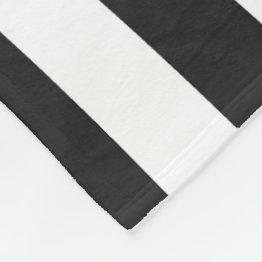 Modern Zebra Design Retro Wave Monogram Fleece Deken (Hoek)