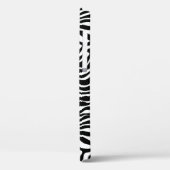 Modern Zebra iPhone 4/4S Hoesje (Achterkant / Links)
