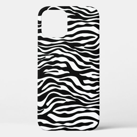 Modern Zebra iPhone 4/4S Hoesje (Achterkant)