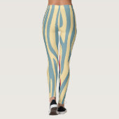 Modern Zebra Print Patroon #13 Leggings (Achterkant)