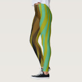 Modern Zebra Print Patroon #18 Leggings (Links)