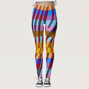 Modern Zebra Print Patroon #5 Leggings