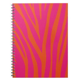 Modern zebra Print Pattern Notitieboek
