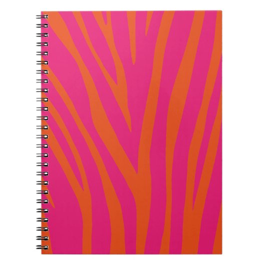 Modern zebra Print Pattern Notitieboek (Voorkant)