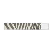 Modern zebra streep dierprint patroon adreslabel wikkel (Individueel)
