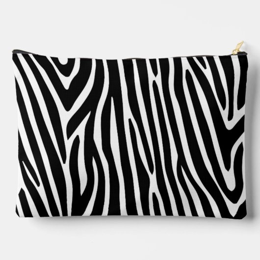 Modern Zebra Striped Personalised Etui (Achterkant)