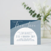 Modern Zee Blauwgroen huwelijk in de Oostzee (Staand voorkant)