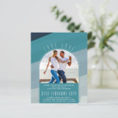 Modern Zee Blauwgroen huwelijk in de Oostzee (Staand voorkant)