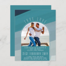 Modern Zee Blauwgroen huwelijk in de Oostzee