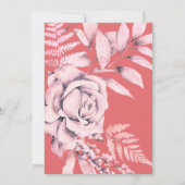 Modern | Zee Koraal | AFSTUDEREN WATERVERF Aankondiging (Achterkant)