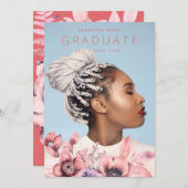 Modern | Zee Koraal | AFSTUDEREN WATERVERF Aankondiging (Voorkant / Achterkant)