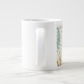 modern zeepaard grote koffiekop (Achterkant)