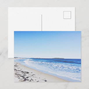 Modern Zeezicht Flat Ansichtkaart Briefkaart