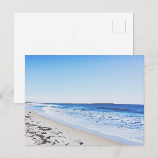 Modern Zeezicht Flat Ansichtkaart Briefkaart (Voorkant / Achterkant)
