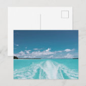 Modern Zeezicht Flat Ansichtkaart Briefkaart (Voorkant / Achterkant)