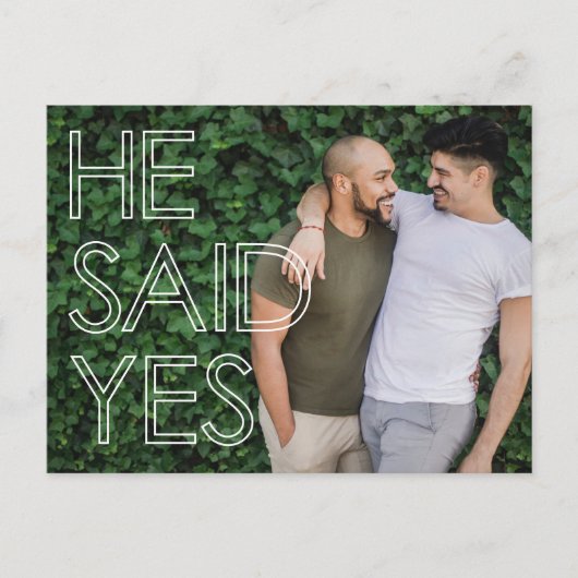 Modern zei dat hij de datum had kunnen redden aankondigingskaart (Voorkant)