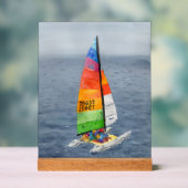 Modern zeilboot Nautisch Foto Kunst Acryl Bord (Neutraal)