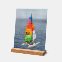 Modern zeilboot Nautisch Foto Kunst Acryl Bord