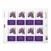 Modern zelfgemaakt druivenjam label (Full Sheet)